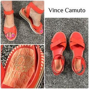 Vince Camuto Miveeria Leather Sandals 8.5/39